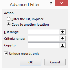 excel get unique values remove duplicates