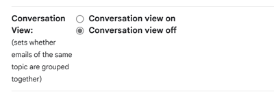 gmail disable grouping of emails in inbox turn off conversation view
