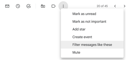gmail filter received email filter messages like these