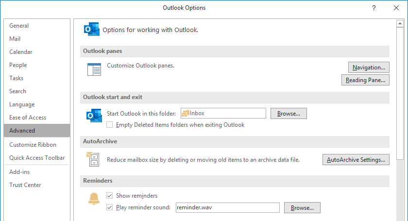 how to move emails from inbox to archive in outlook automatically