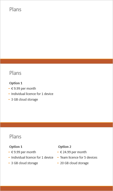 powerpoint preview slide content step by step