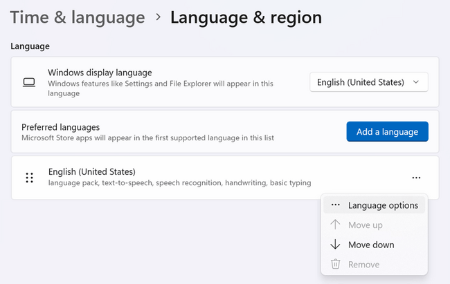 windows 11 time language change add keyboard layout